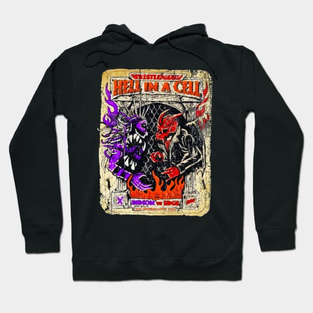 Finn Balor hell in a cell demon and edge Hoodie by glaucomaegford